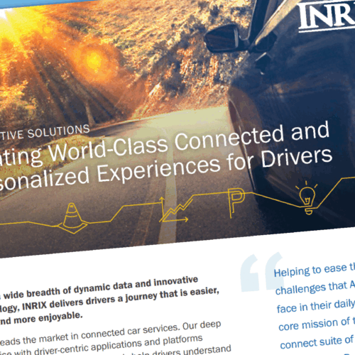 INRIX Automotive Solutions Brochure