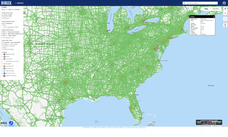 i95.inrix.com monitoring site