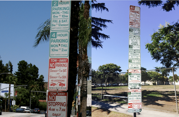 Complicated Parking Signs