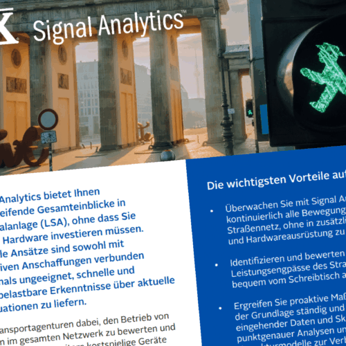 INRIX Signal Analytics Brochure (German Language)