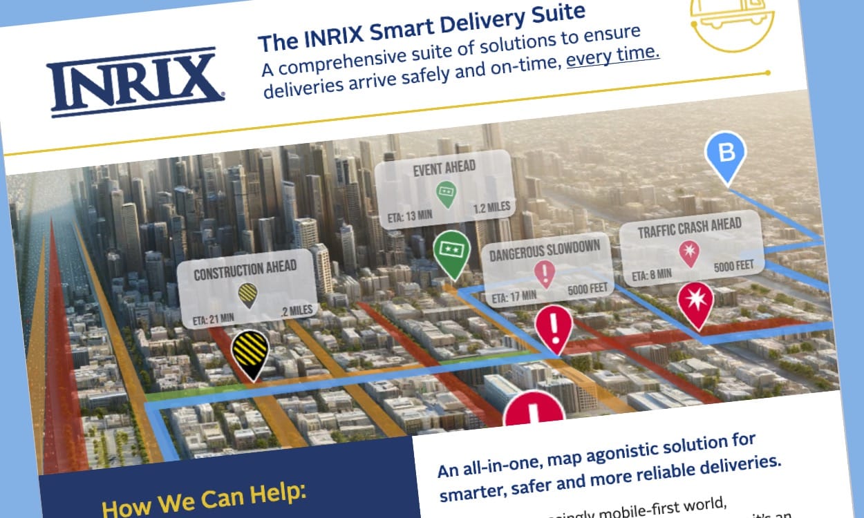 INRIX Smart Delivery Suite Brochure