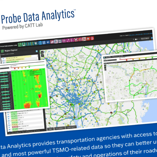 INRIX Probe Data Analytics Powered by CATT Lab Brochure
