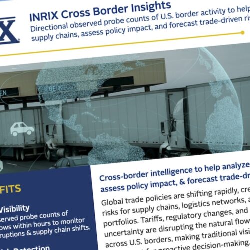 INRIX Cross Border Insights Brochure