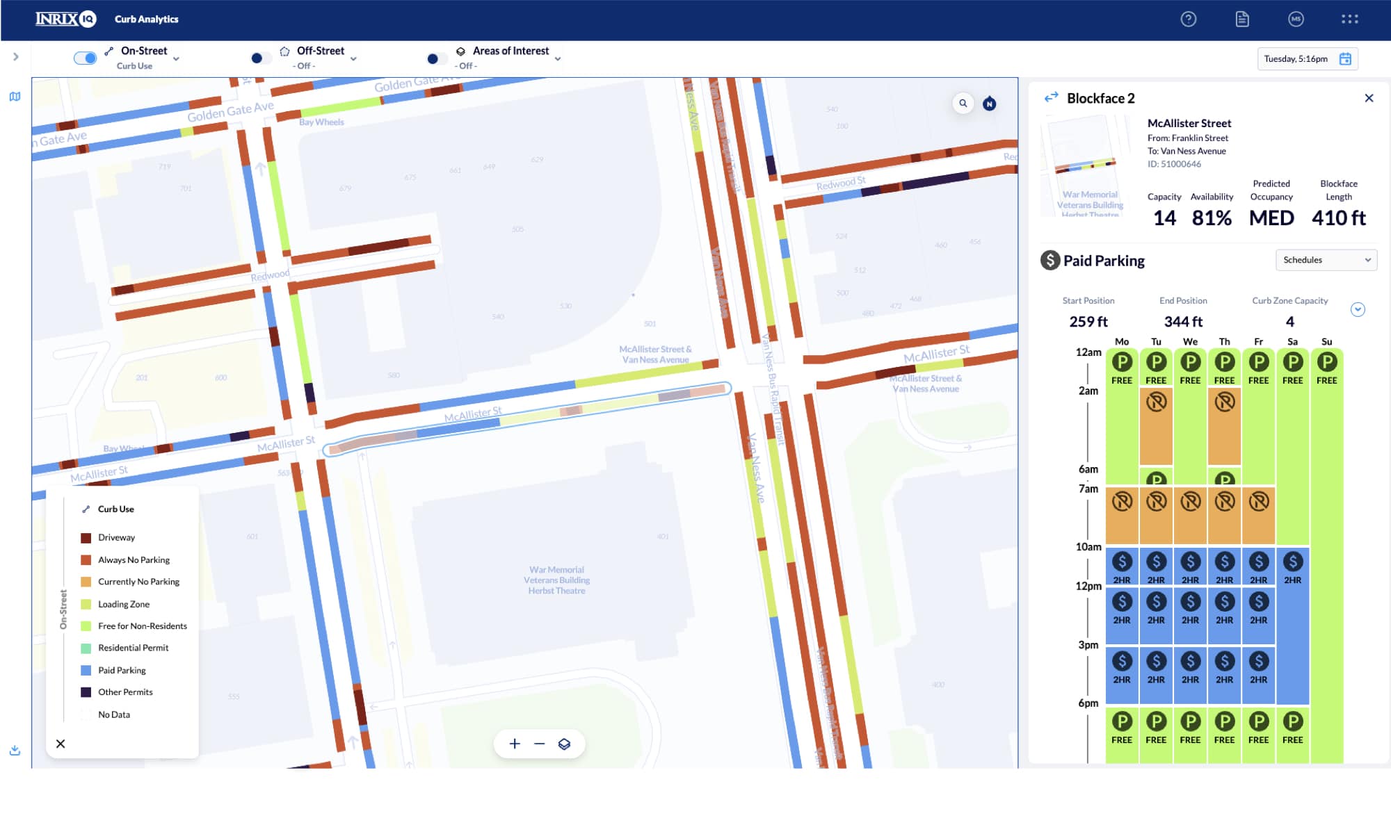 On-Street Map