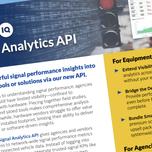INRIX Signal Analytics API Brochure