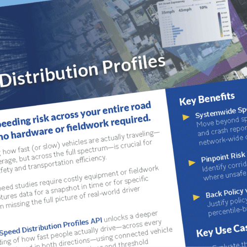 INRIX Speed Distribution Profiles Brochure